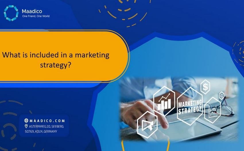 What is included in a marketing strategy